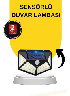 Güneş Enerjili Bahçe Lambası 100 Led Bahçe Lambası Bahçe Aydınlatma