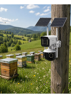 Güneş Enerjili Çiftlik Kamerası 9mp 4g Sım Kartlı Solar Güvenlik Kamerası
