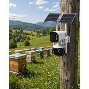 Güneş Enerjili Çiftlik Kamerası 9mp 4g Sım Kartlı Solar Güvenlik Kamerası