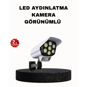 Güneş Enerjili Güvenlik Işığı Dış Mekan 5 Eksen Ayarlı Ve Pır Hareket Sensörlü