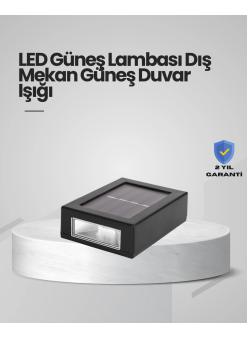Güneş Enerjili Led Duvar Aydınlatması