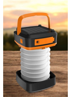 Güneş Enerjili Led Lamba Kamp Lambası Katlanabilir Lamba Usb Şarjlı