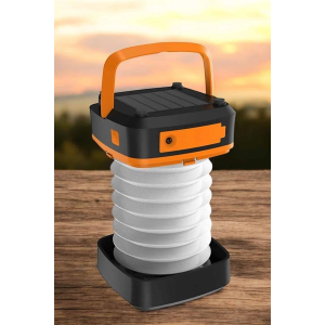 Güneş Enerjili Led Lamba Kamp Lambası Katlanabilir Lamba Usb Şarjlı