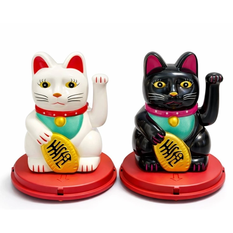 Güneş Enerjili Sallanan Şans Kedisi - Maneki Neko Alk4521 Güneş Enerjili Sallanan Şans Kedisi - Maneki Neko Alk4521