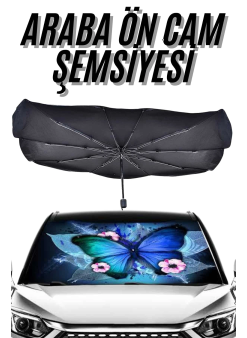 Güneş Önleyici Katlanabilir Oto Araba Güneşlik Şemsiye Tip Ön Cam