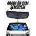 Güneş Önleyici Katlanabilir Oto Araba Güneşlik Şemsiye Tip Ön Cam
