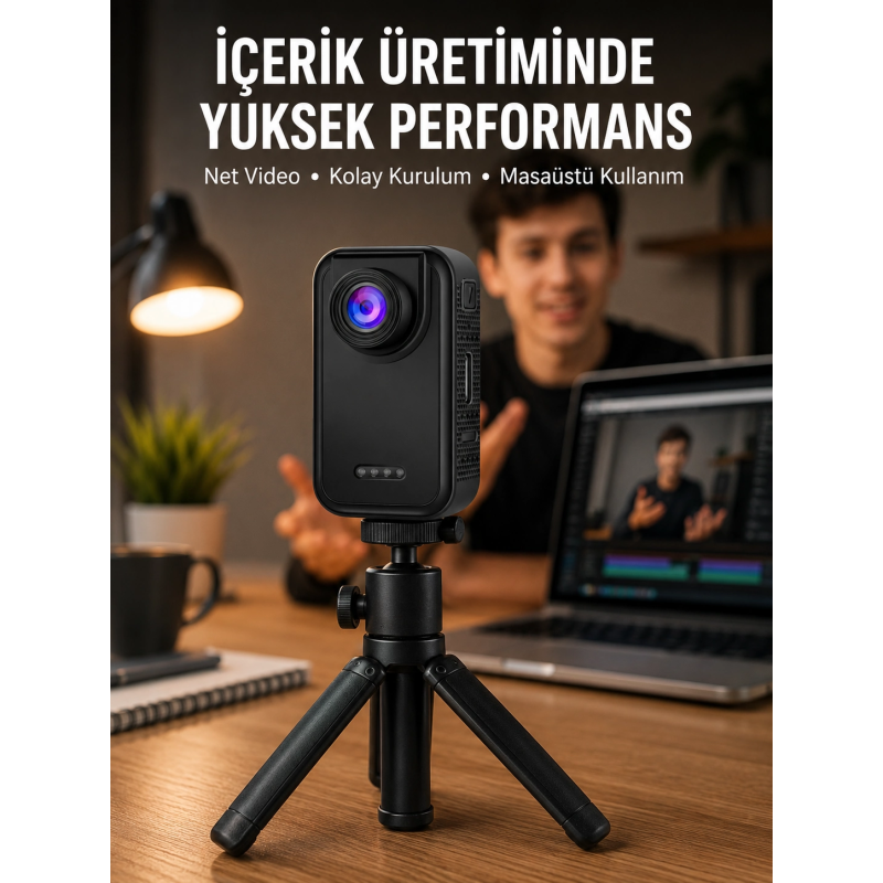 Günlük Kullanıma Uygun Mini Video Kamera Vlog Çekimleri İçin Yeni Nesil Günlük Kullanıma Uygun Mini Video Kamera Vlog Çekimleri İçin Yeni Nesil