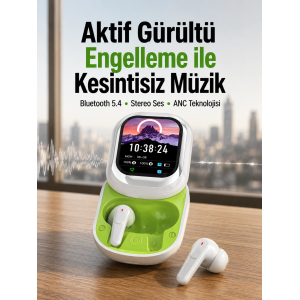 Gürültü Engelleyici Uzun Pil Ömürlü Stereo Bluetooth Kulak İçi Kulaklık