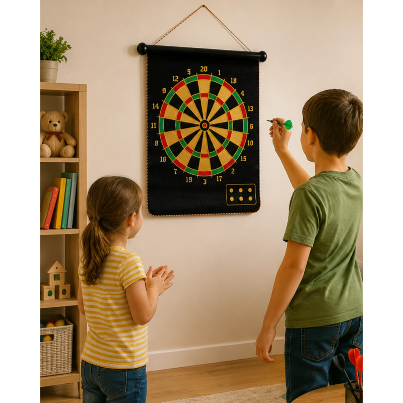 Güvenli Manyetik Dart Seti 6 Dart Oklu Eğlenceli Hedef Oyunu Güvenli Manyetik Dart Seti 6 Dart Oklu Eğlenceli Hedef Oyunu
