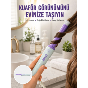 Gw Taşınabilir Saç Maşası – 360° Döner Kablo, Negatif İyonlu Seramik Teknoloji Yeni Nesil