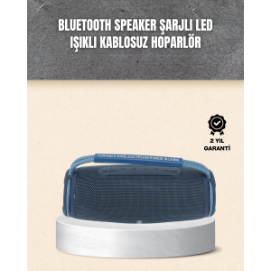 Hafif Ve Dayanıklı Renkli Işıklı Taşınabilir Müzik Hoparlörü