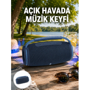 Hafif Ve Dayanıklı Renkli Işıklı Taşınabilir Müzik Hoparlörü Yeni Nesil