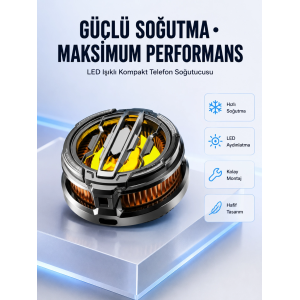 Hafif Ve Dayanıklı Telefon Soğutma Aksesuarı