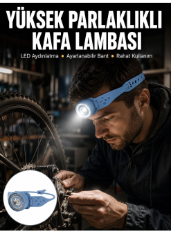 Hafif Ve Taşınabilir Kamp Kafa Lambası Ayarlanabilir Işık Yeni Nesil