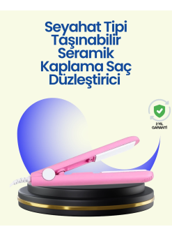 Hafif Ve Taşınabilir Seramik Kısa Saç Maşası – Seyahate Uygun Ergonomik Ve Güvenli Tasarım