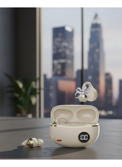 Handsfree Kablosuz Bluetooth Kulaklık Kristal Net Ses 2 Kurdele Küpe Hediyeli