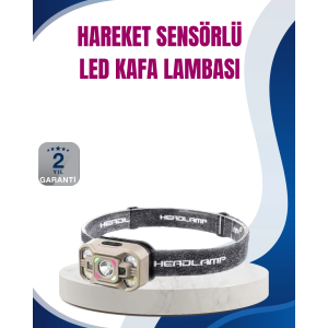 Hareket Sensörlü Led Far 45 Derece Ayarlı Şarj Edilebilir