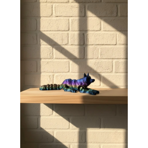 Hareketli Kurt Rainbow Dekoratif Esnek Figür 10x24 Cm