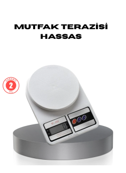 Hassas Dijital Mutfak Tartısı – 1g Doğruluk, Lcd Ekran, Otomatik Kapanma