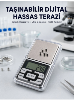 Hassas Tartım İçin Dijital Cep Terazisi Sayma Modlu Yeni Nesil