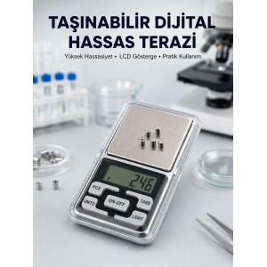 Hassas Tartım İçin Dijital Cep Terazisi Sayma Modlu Yeni Nesil