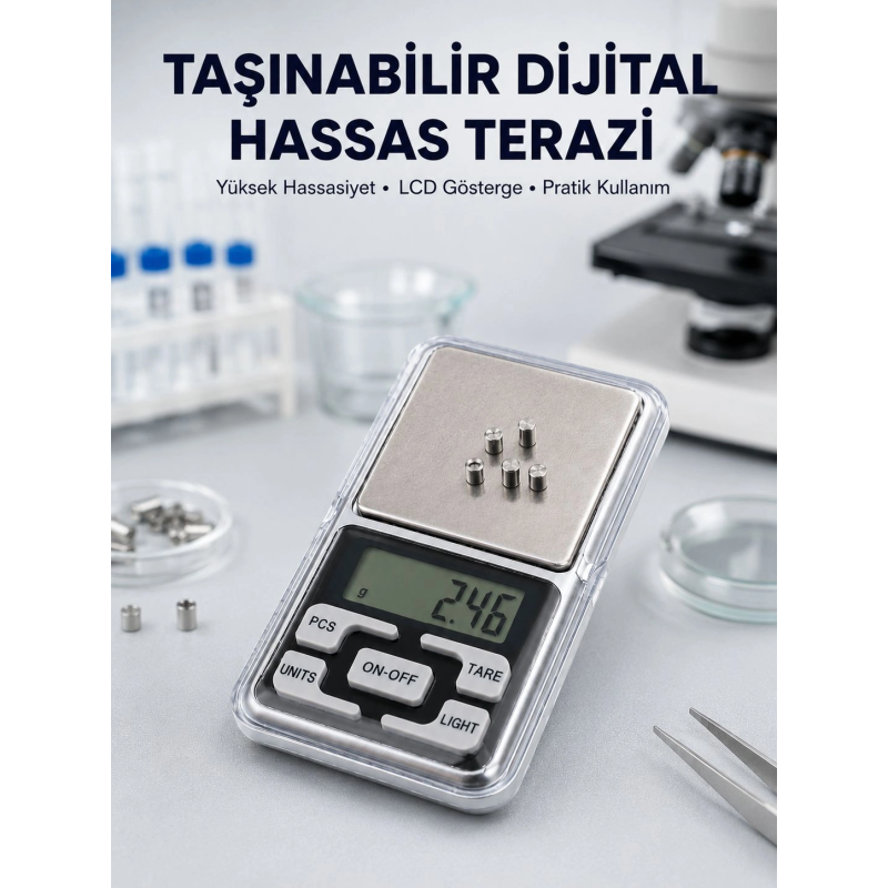 Hassas Tartım İçin Dijital Cep Terazisi Sayma Modlu Yeni Nesil Hassas Tartım İçin Dijital Cep Terazisi Sayma Modlu Yeni Nesil