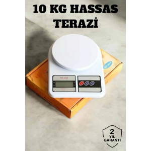 Hassas Terazi 10 Kg Kapasiteli, Yüksek Hassasiyetli Dijital Mutfak Tartısı