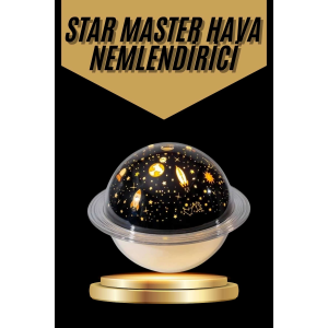 Hava Nemlendirici Renk Değiştiren Oda Kokusu Yıldızlı Projektör