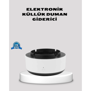 Hava Temizleyici Küllük – Sigara Dumanı Filtreli, Sessiz Çalışan, Şık Tasarım