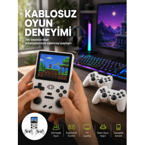 Hdmı Destekli Kablosuz Oyun Konsolu 10.000 Oyun Yeni Nesil