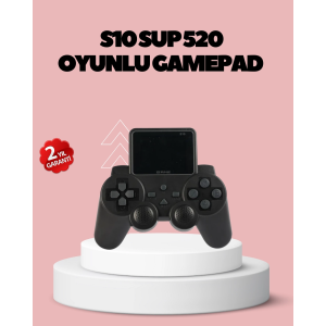 Hdmı Tv Bağlantılı Orijinal S10 Gamepad 520 Oyunlu 2025 Seri Oyun Konsolu