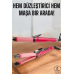Hem Düzleştirici Hem Maşa Saç Şekillendirici