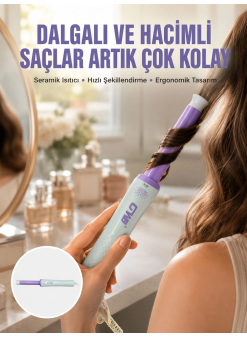 Hızlı Isınan, Kompakt Ve Güvenli – Tüm Saç Tiplerine Uygun Kıvırma Cihazı Yeni Nesil