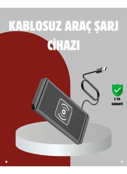 Hızlı Kablosuz Araç Şarj Cihazı – Manyetik Pad, Aşırı Isınma Korumalı