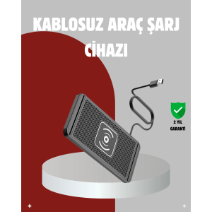 Hızlı Kablosuz Araç Şarj Cihazı – Manyetik Pad, Aşırı Isınma Korumalı