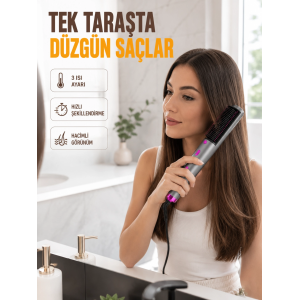 Hızlı Kurutma Ve Şekillendirme İçin Saç Fırçası