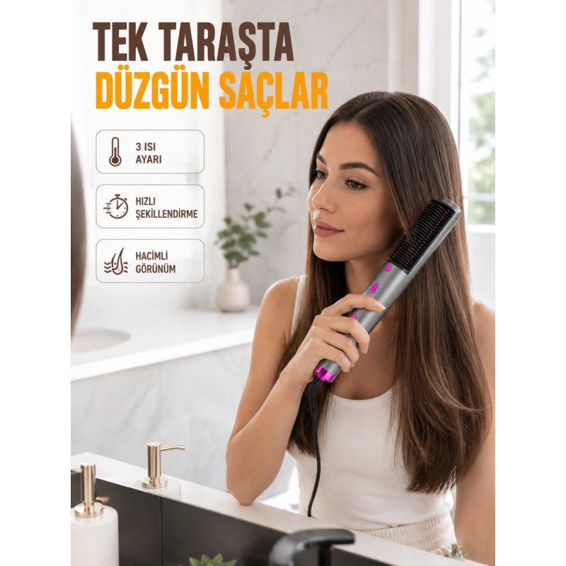 Hızlı Kurutma Ve Şekillendirme İçin Saç Fırçası Hızlı Kurutma Ve Şekillendirme İçin Saç Fırçası