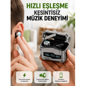 Hızlı Şarj Edilebilen Kablosuz Kulaklık – Uzun Süreli Kullanım İçin Tasarlandı