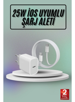 Hızlı Şarj Güç Adaptörü Şarj Aleti İos Uyumlu 15/pro/pro Max