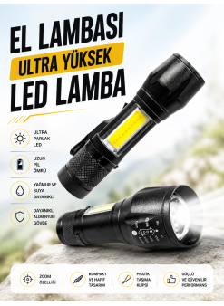 Hs-41 El Lambası Ultra Yüksek Led Lamba