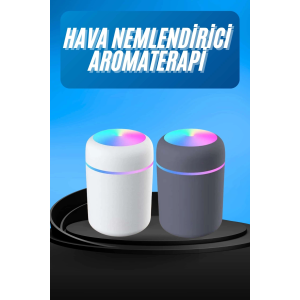 Humidifier Led Işıklı Mini Ortam Oda Kokusu Aromaterapi Buhardanlık