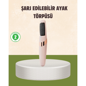 İki Hızlı Elektrikli Ayak Törpüsü Pürüzsüz Topuk Bakımı