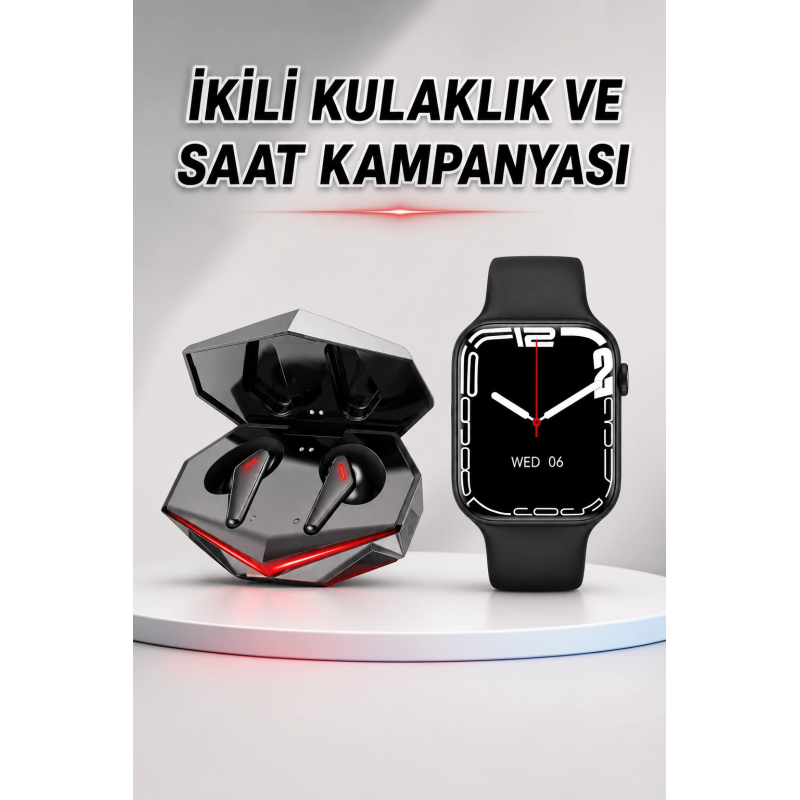 İkili Set Dev Kampanya Ucuz Kulaklık Ucuz Akıllı Saat Gürültü Önleyici Uzun Pil Ömrü İkili Set Dev Kampanya Ucuz Kulaklık Ucuz Akıllı Saat Gürültü Önleyici Uzun Pil Ömrü
