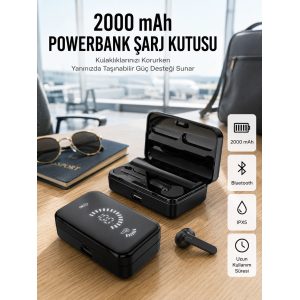 İos Android Uyumlu Bluetooth Kulaklık Kablosuz Kulaklık Yüksek Basslı