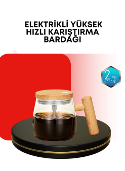Ip6 Su Geçirmez Şarjlı Kupa – 3d Karıştırma, Sabit Sıcaklık, 400 Ml