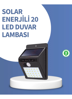 Ip65 Dayanıklı Solar Enerjili Dış Cephe Aydınlatma
