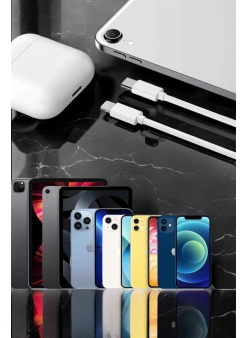 Iphone Uyumlu İos Uyumlu Lightning Hızlı Şarj Tye C Lightning Şarj Kablosu