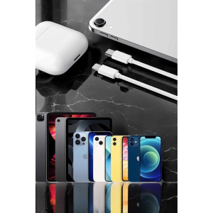 Iphone Uyumlu İos Uyumlu Lightning Hızlı Şarj Tye C Lightning Şarj Kablosu