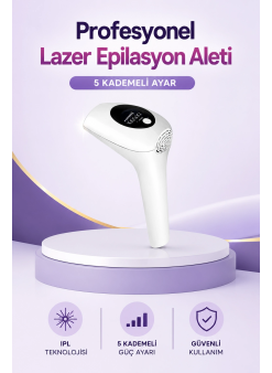Ipl Lazer Epilasyon Aleti 5 Kademeli Güç Ayarlı
