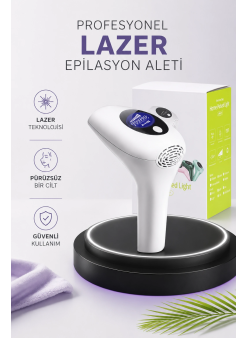 Ipl Lazer Teknolojili Dijital Ekranlı Epilasyon Cihazı
